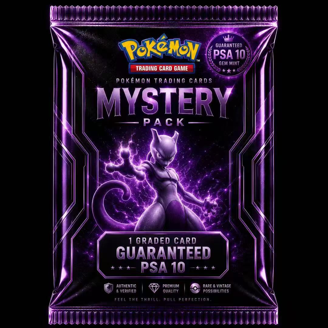 Pokémon Mystery Pack – Guaranteed PSA 10 Graded Card